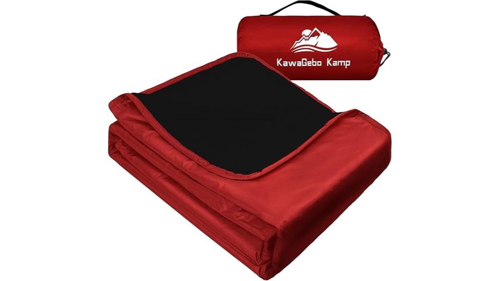 waterproof fleece outdoor blanket