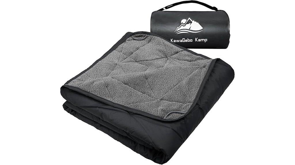 waterproof foldable stadium blanket