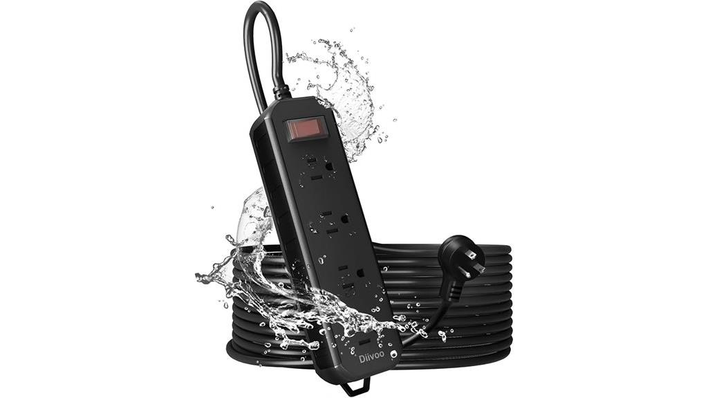 waterproof outdoor extension cord