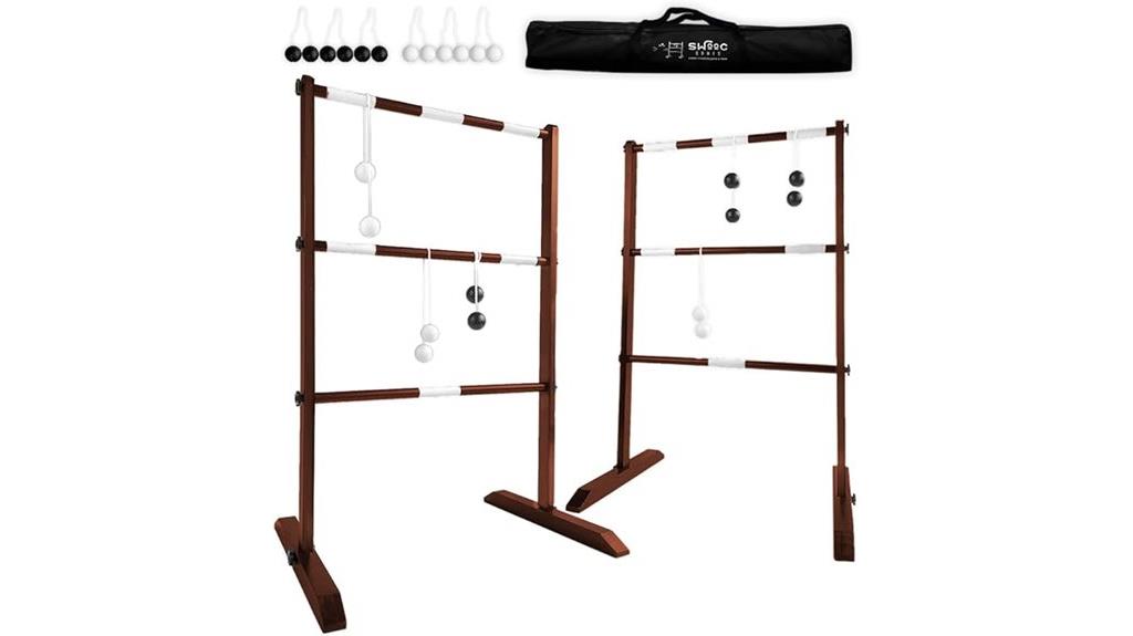 weather resistant wooden ladder game