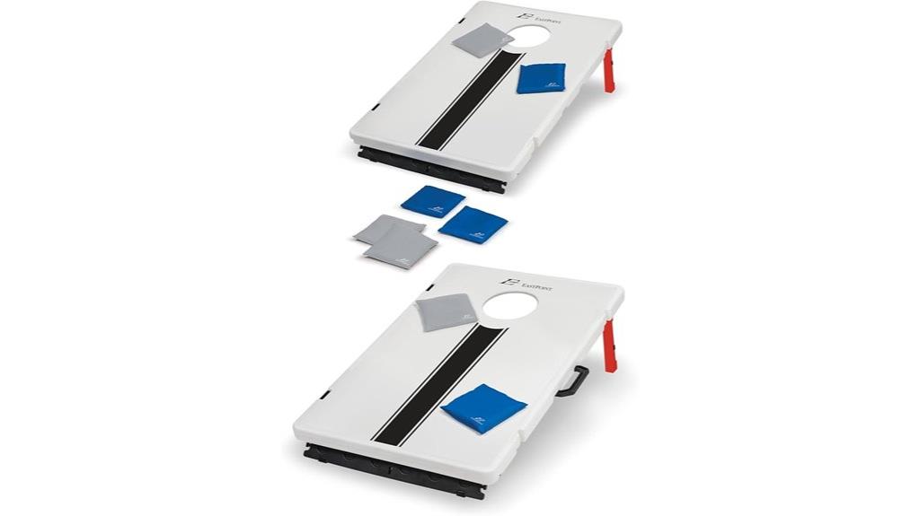 weatherproof cornhole game set