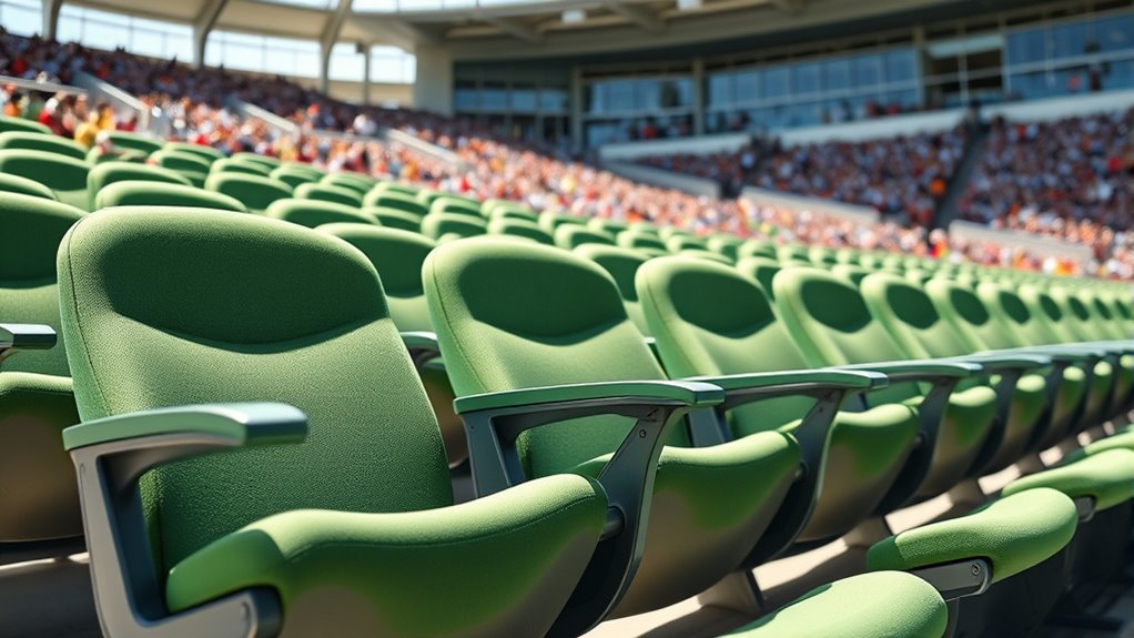 wide stadium chair options