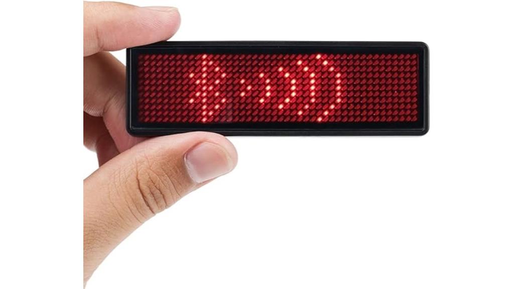 wireless led name tag