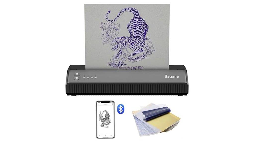 wireless tattoo stencil printer