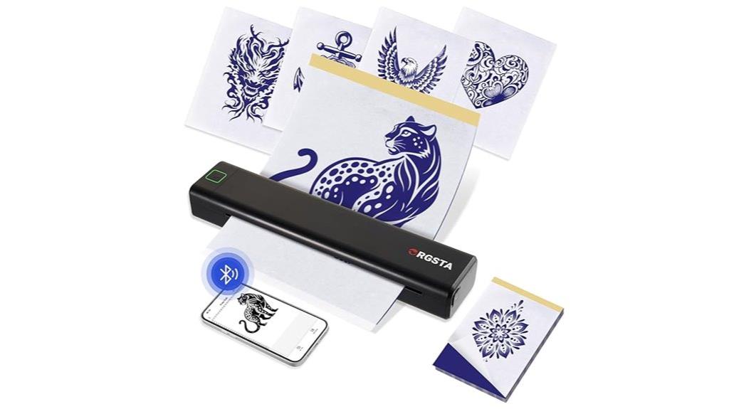 wireless tattoo stencil printer