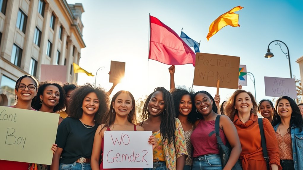 women challenging gender norms