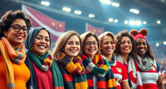 women challenging supporter stereotypes