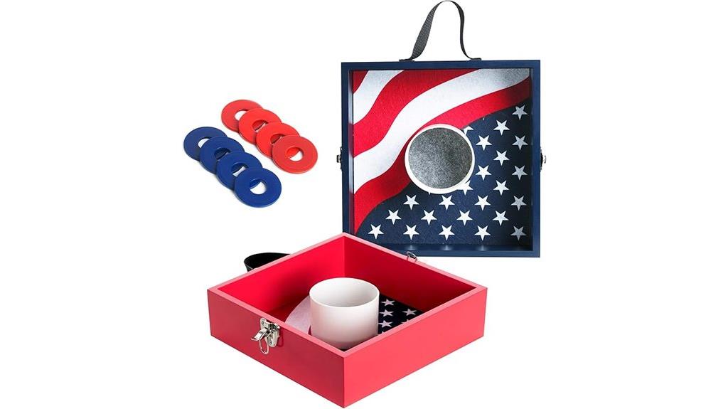 wooden washer toss game