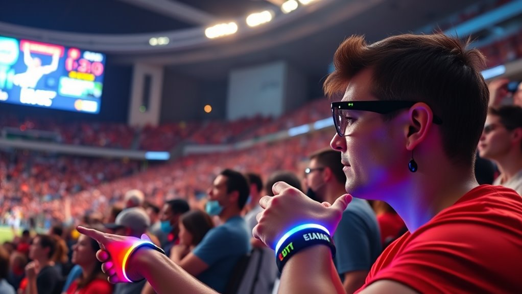 augmented biometric stadium experiences