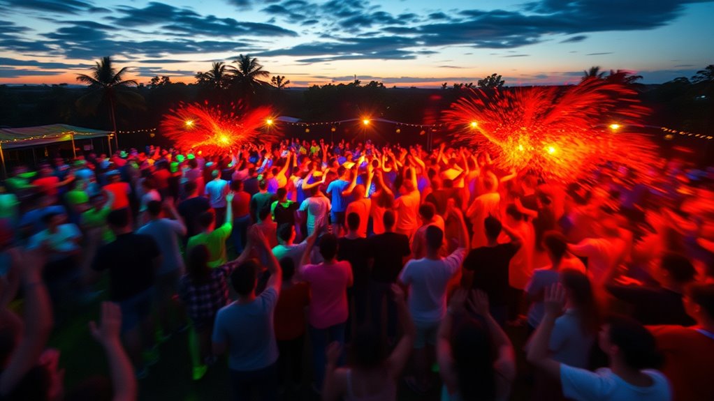 crowd behavior influences noise