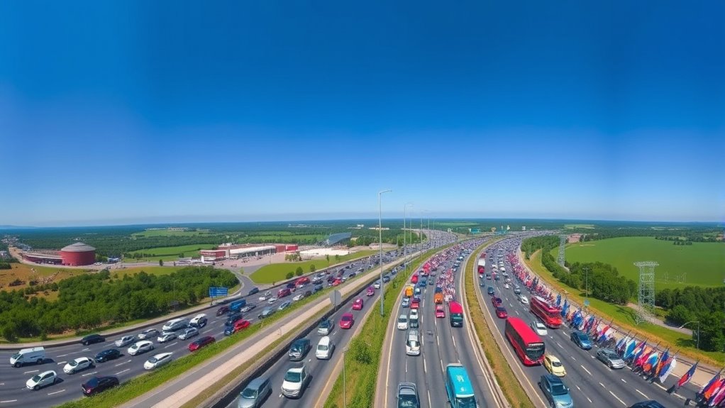 fan travel tailgating transportation