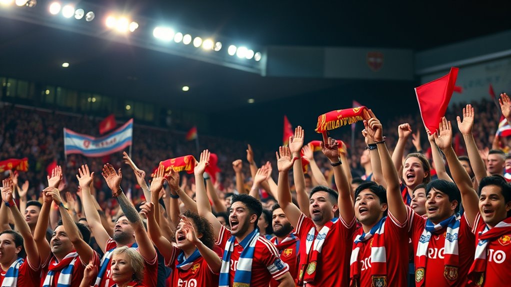 fans use chants and songs