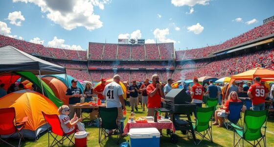 football fans pregame gatherings