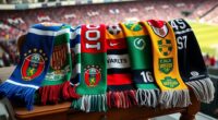 gathering rival fan scarves