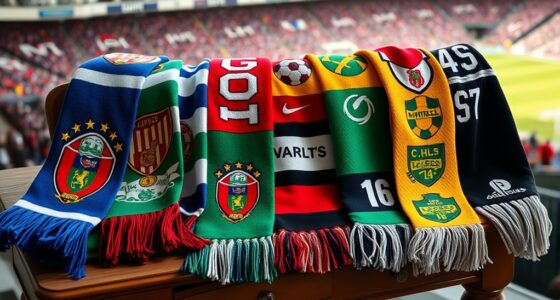 gathering rival fan scarves