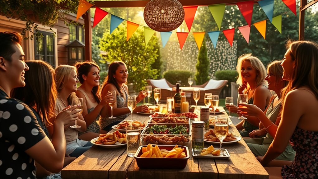 hosting post game celebrations