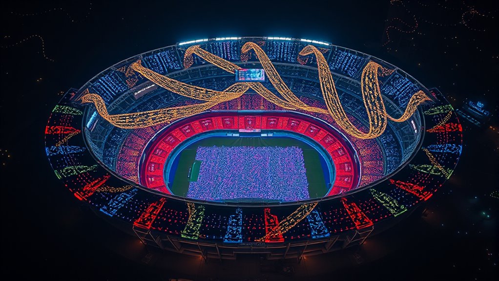 stadium drone light shows