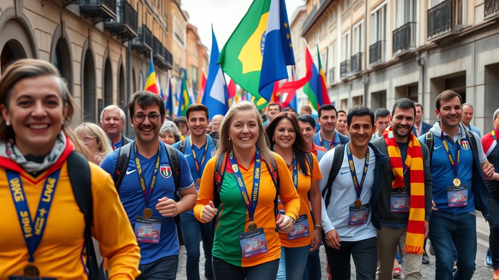 traveling fans abroad