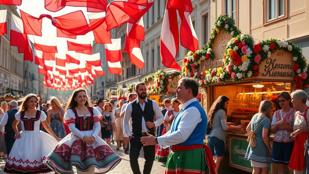 vibrant polish cultural celebration
