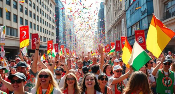 victory parade celebrations