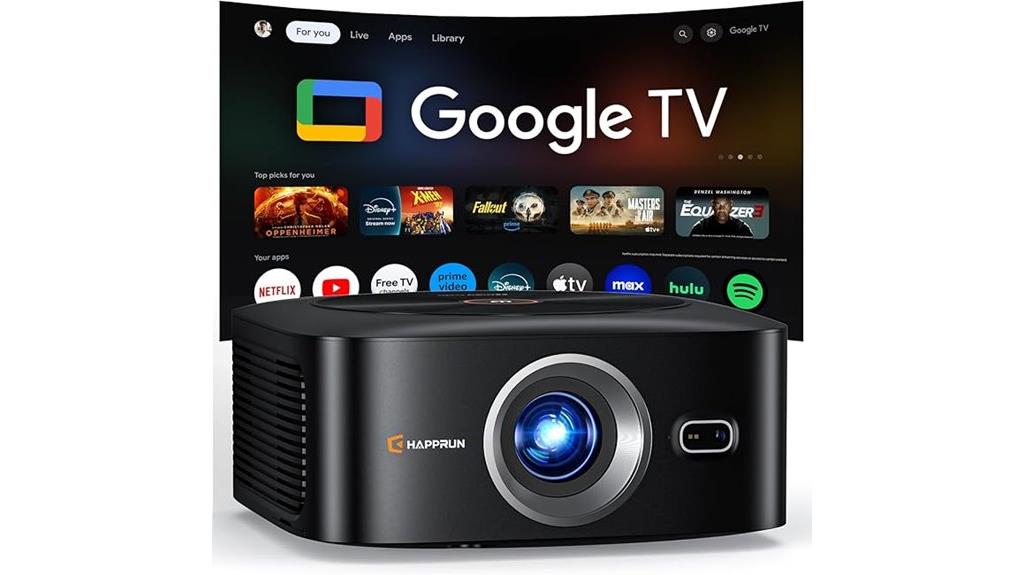 4k hd google tv projector