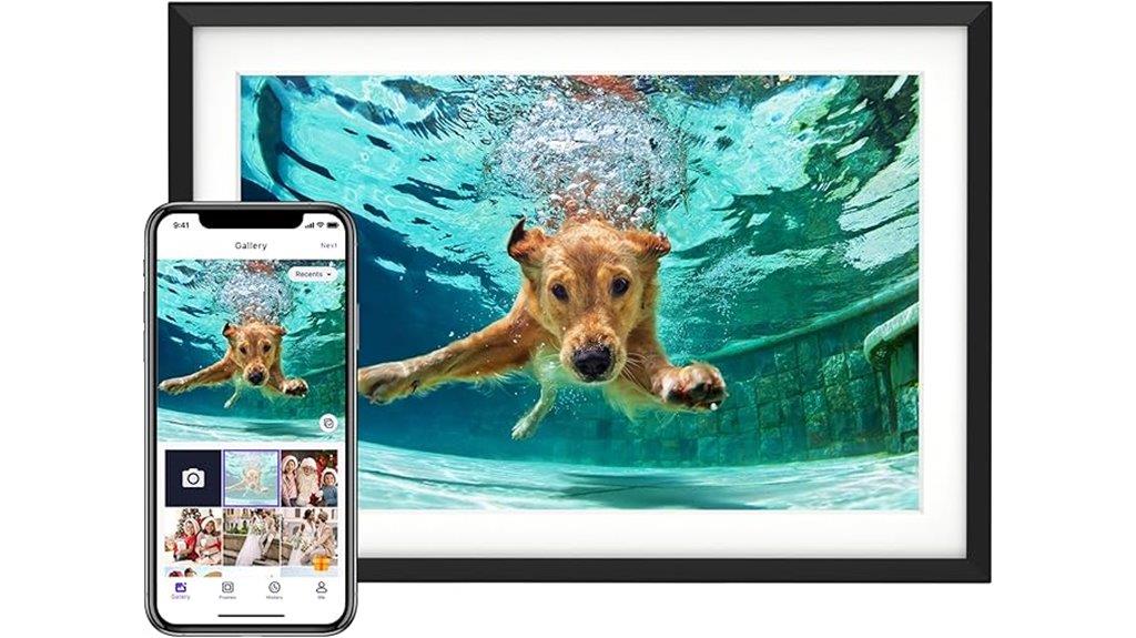 digital picture frame 32gb storage