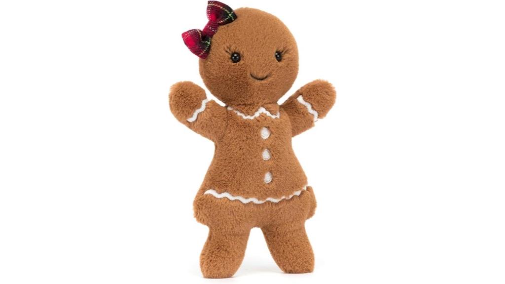 jellycat jolly gingerbread toy
