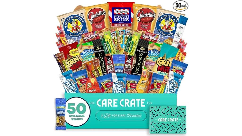 men s 50 piece snack box