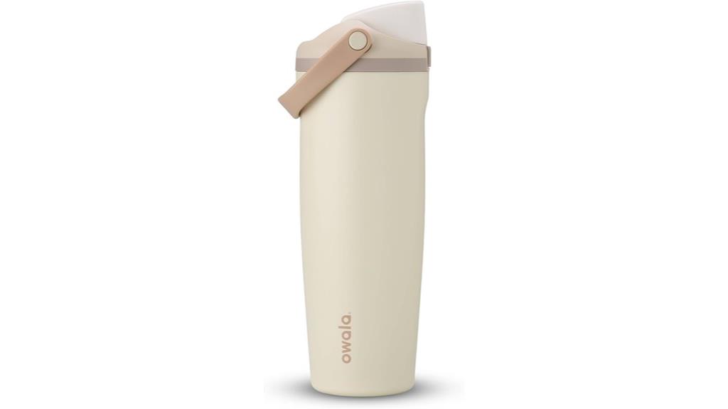 tan stainless steel bottle