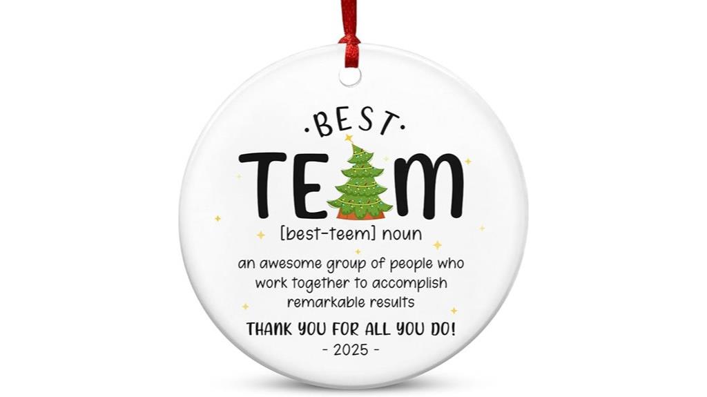 team wonder christmas ornaments