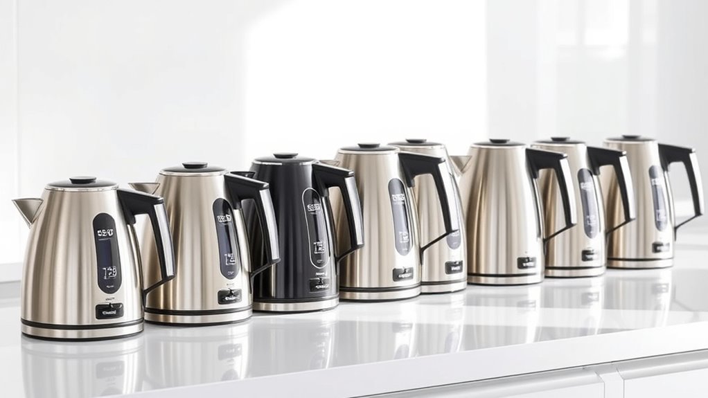 top electric kettles with adjustable temperature