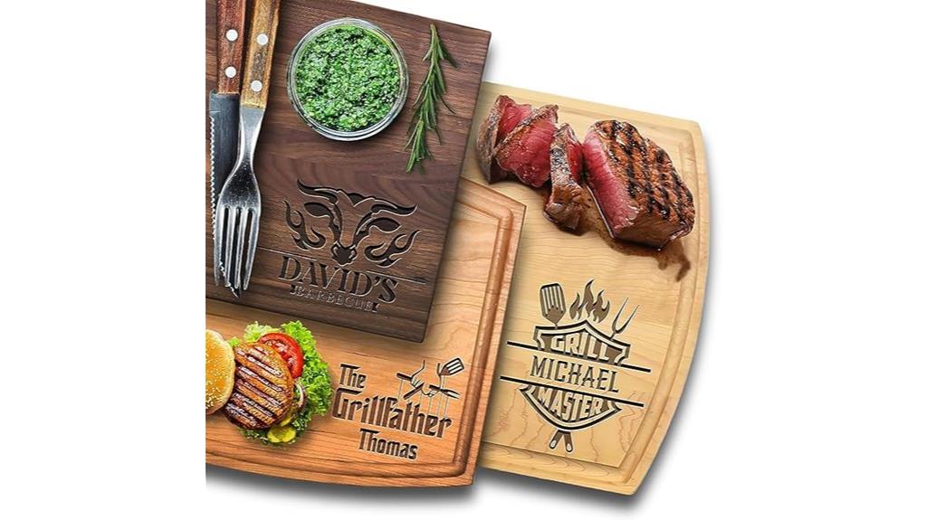 usa made personalized cutting board