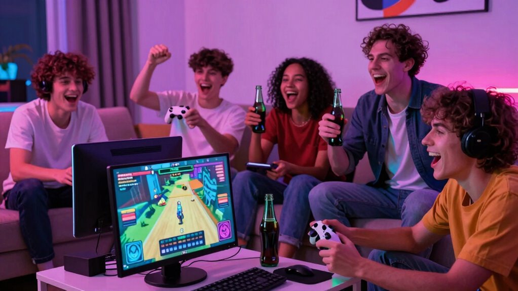 boosting friend interaction through mini games