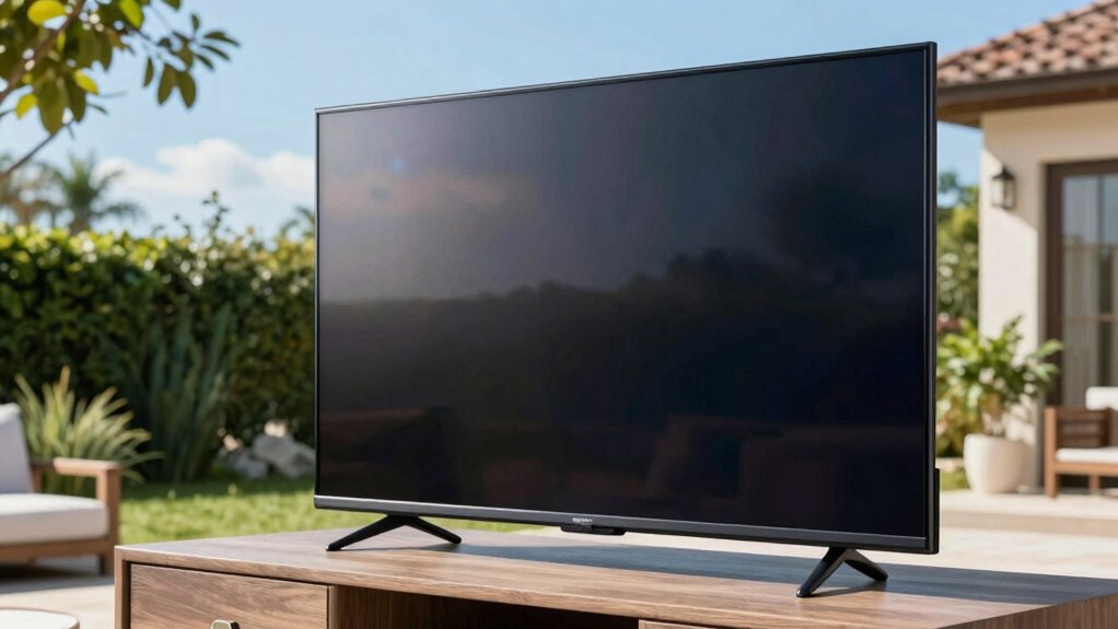 bright glare resistant outdoor displays