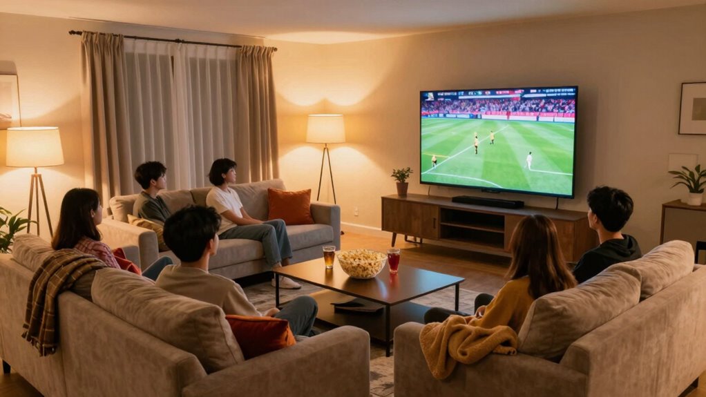 comfortable long duration viewing