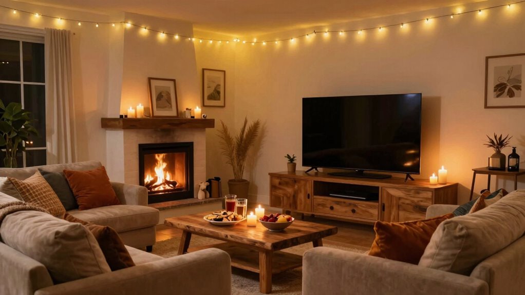 cozy themed decorated ambiance