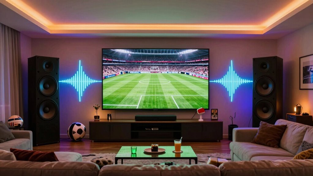 create immersive sports atmosphere