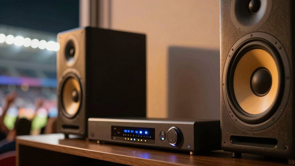 create immersive stadium atmosphere