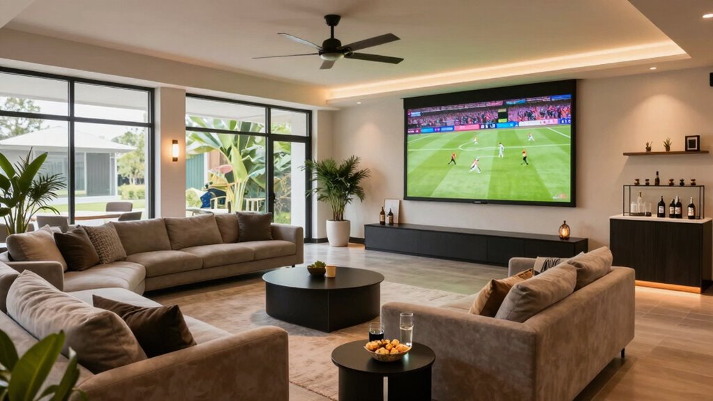 entertainment zones with themed decor