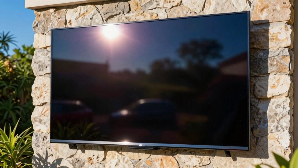 measuring outdoor tv brightness