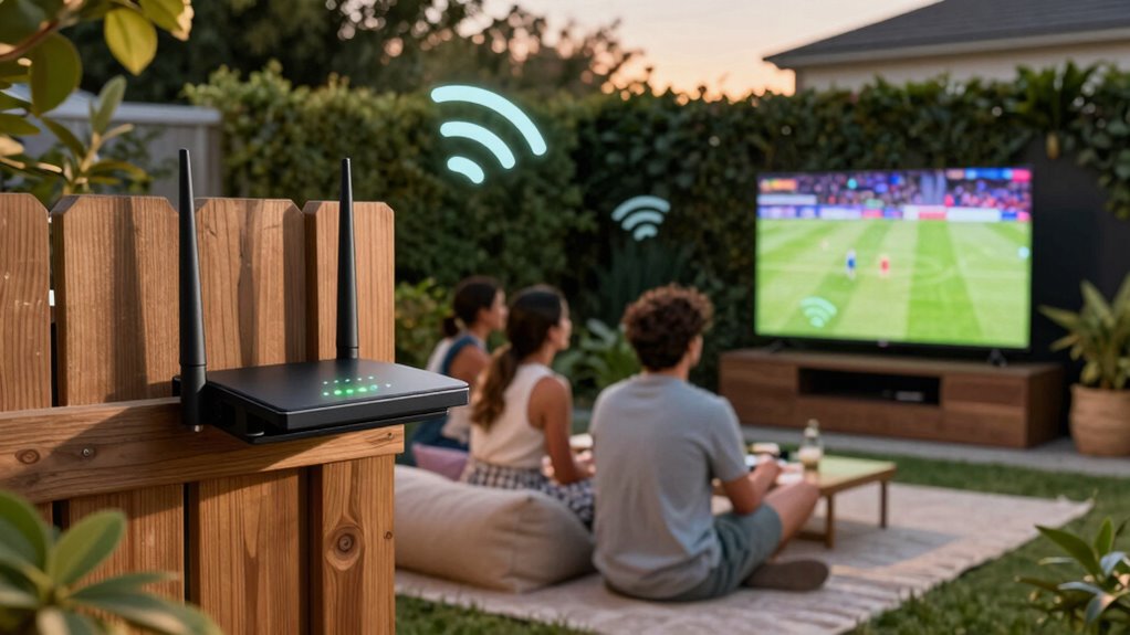 optimal backyard wi fi setup