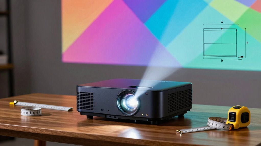 optimal projector placement guidelines
