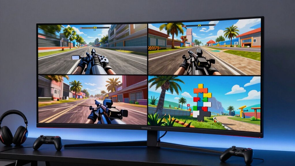 optimized multi screen gaming setup