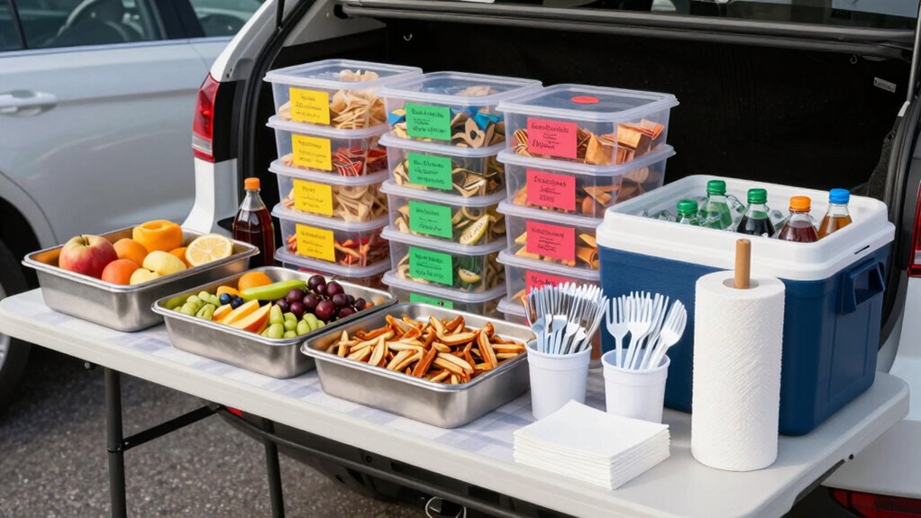 organize supplies for efficiency