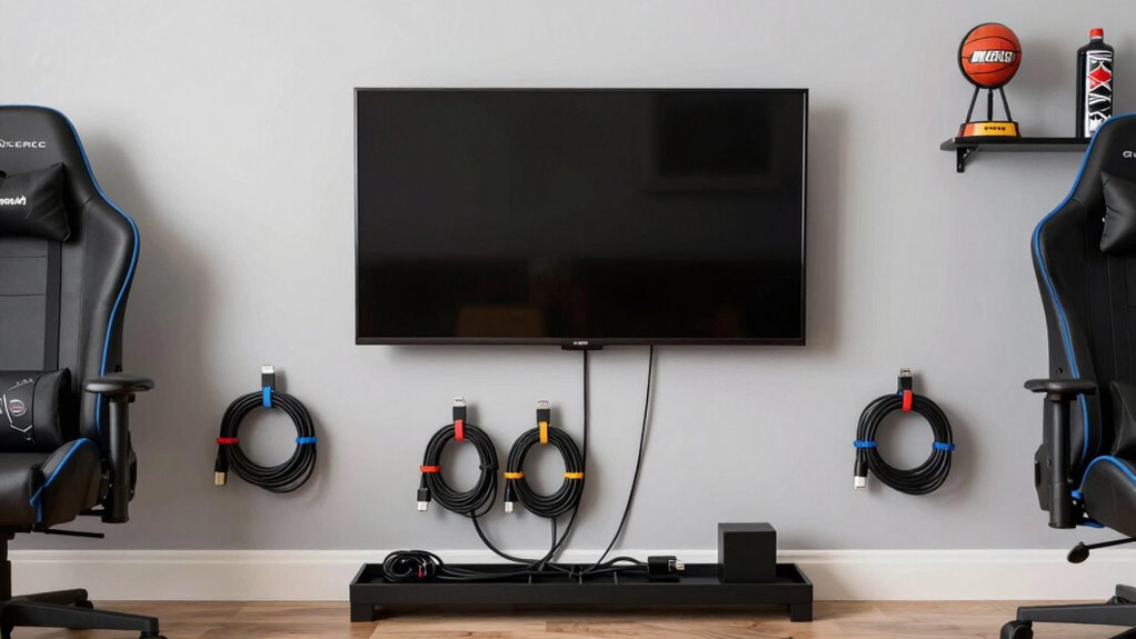 organized fan cave cables