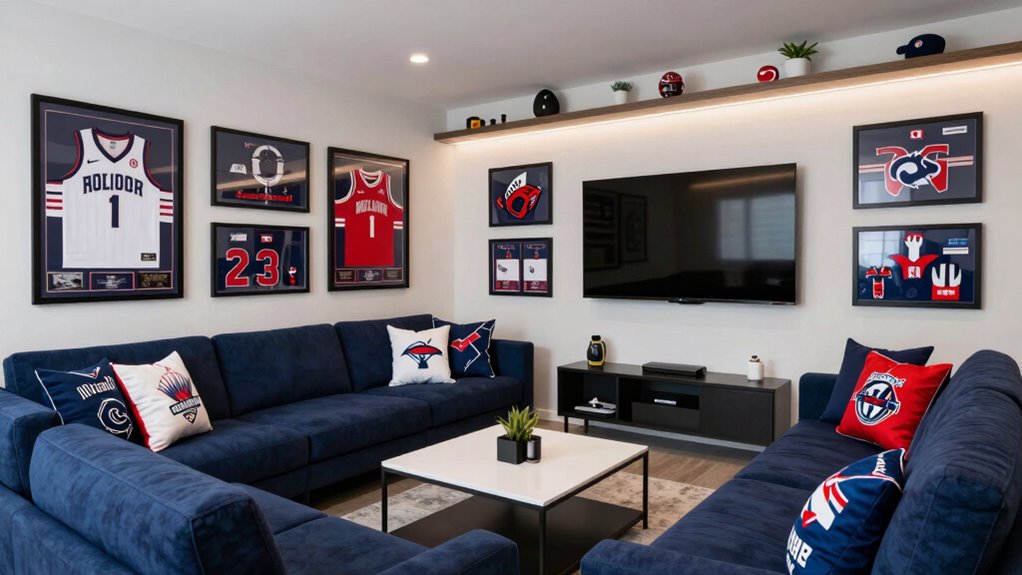 organized stylish fan space