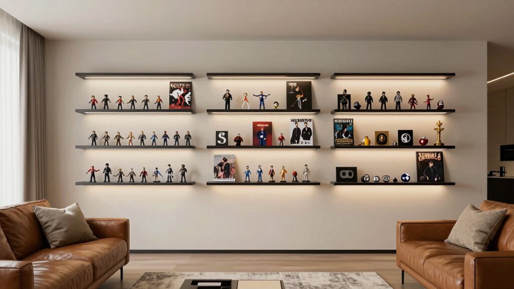 organized themed collectible displays