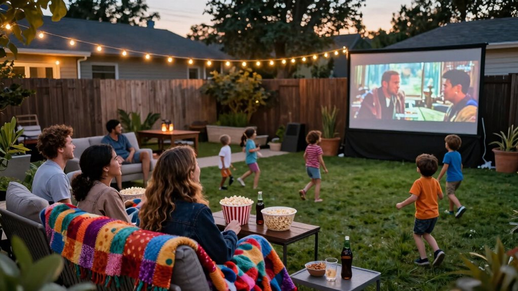 outdoor seating and decor