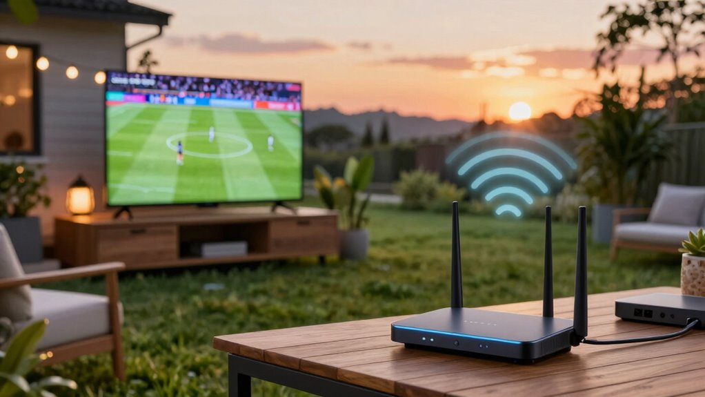 outdoor streaming requires bandwidth