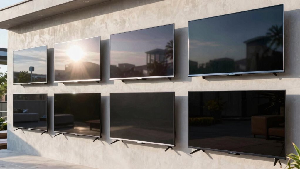 outdoor tv brightness standards